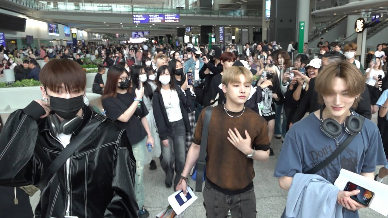 XODIAC (소디엑) Hong Kong Airport Arrival 20240607 (Incheon→Hong Kong)
