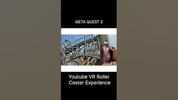 Roller coaster 🎢 Meta Quest 2 Youtube VR Experience #vr #metaquest2 #virtualreality #rollercoaster
