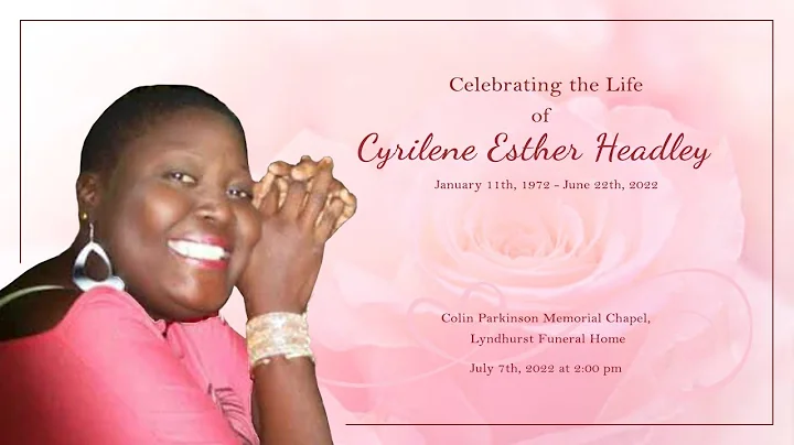 Celebrating The Life of Cyrilene Esther Headley