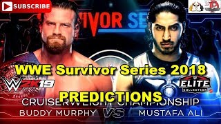 WWE 생존자 시리즈 2018 년 Cruiserweight 우승 Buddy Murphy 대 Mustafa 알리 예측 WWE 2K19 screenshot 5