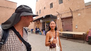 Exploring Moroccon Medina With Korean Gyal 🇲🇦