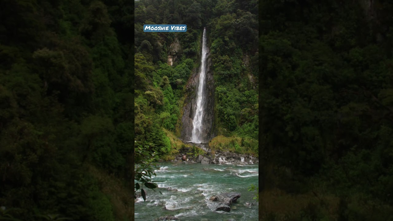 Gorgeous Waterfall New Zealand - this will restore peace to your vibe 