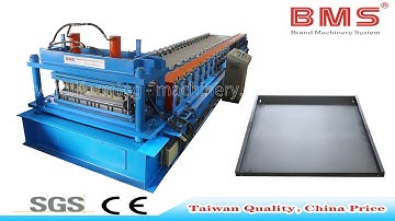 YX40-(370-970) AUTO Change Shelf Decking Panel Roll Forming Machine