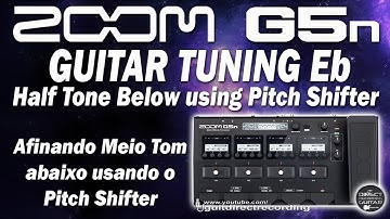 ZOOM G5n TUNE DOWN Pitch Shifter