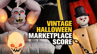 Scoring Vintage Gemmy Halloween Treasures on Facebook Marketplace for eBay Resale.