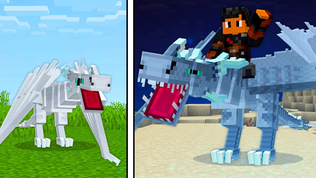 EVOLUI UM DRAGÃO DO GELO até SUPREMO no Minecraft