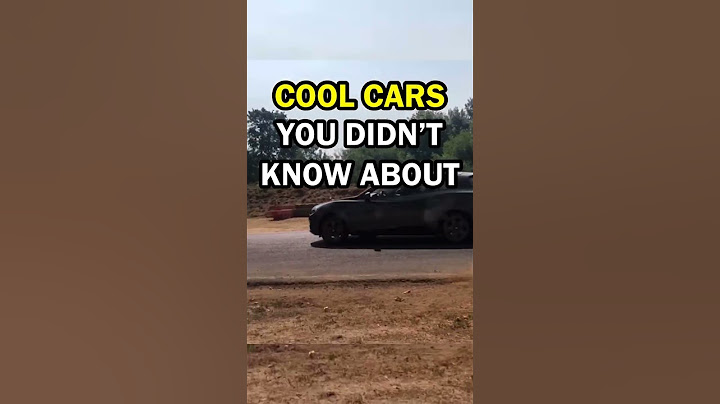 Cool Cars You Didn’t Know About #shorts