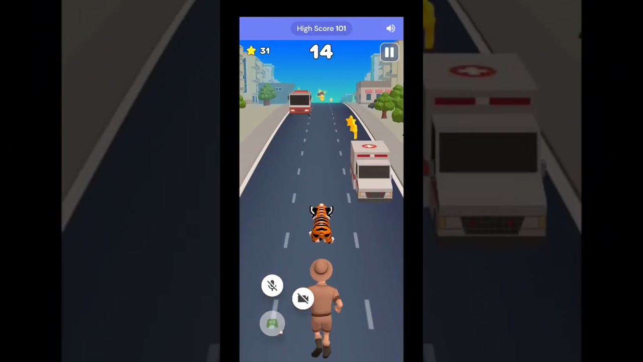 Tiger Run mobile Game Speed up
