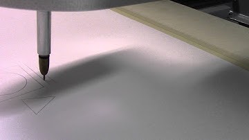 CNC diy router first Gcode run.