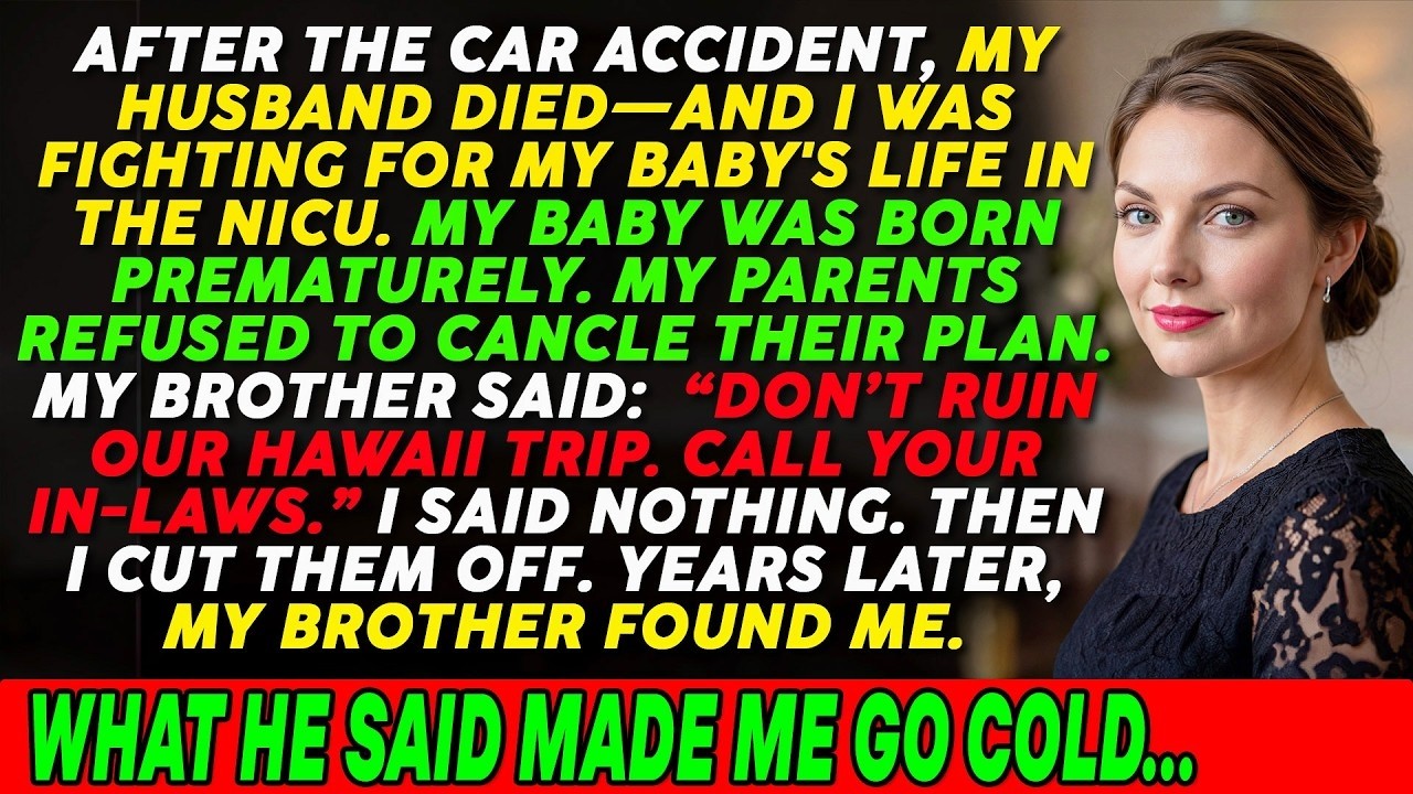 My Parents Refused Cancel Hawaii Trip When I Was Fighting For My Baby's Life - So I Cut Them Off.