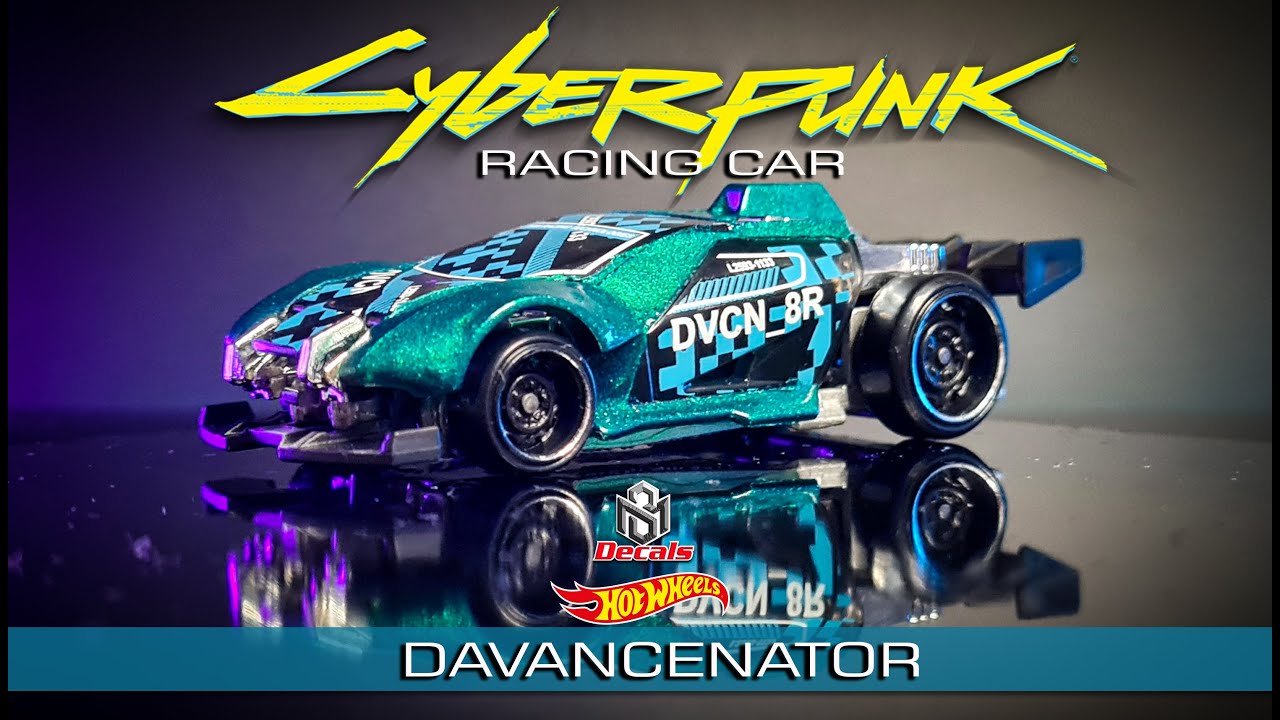 CYBERPUNK DAVancenator Custom Paint Hotwheels - YouTube