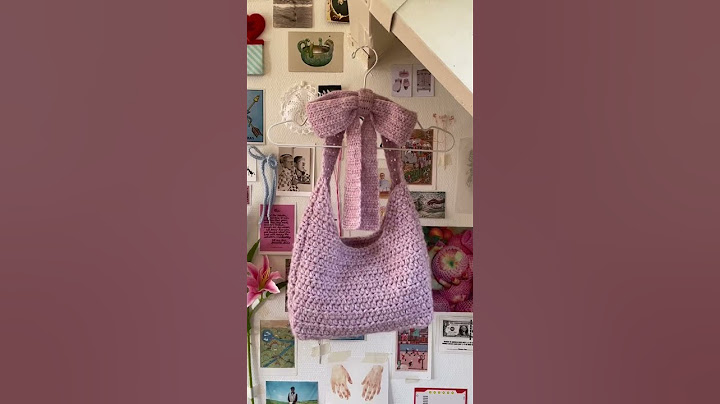 Big bow bag ✩ミ Coquette crochet pattern