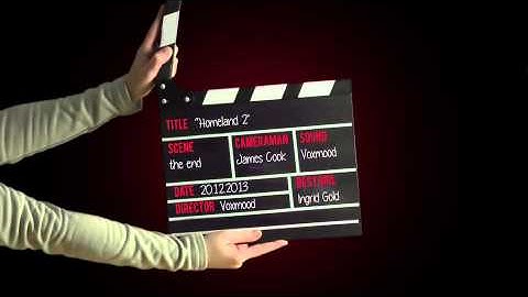 Clapperboard  Free Template