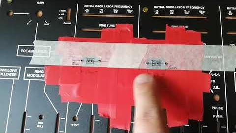TTSH VCO Sync Mod - Part 1 (Attacking the Front Panel)