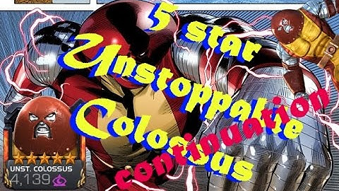 Marvel contest of champions   Getting and ranking 5 Star Unstoppable Colossus and IronFist rank up c