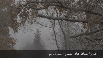 القارئ/ عبدالله عواد الجهني - سورة مريم