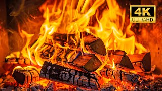 The MOST Beautiful and Relaxing Fireplace 4K 🔥 Burning Fireplace & Crackling Fire Sounds