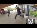 Fatal Police Officer Shooting Of a Man Attacking With A Knife at a Gas Station!