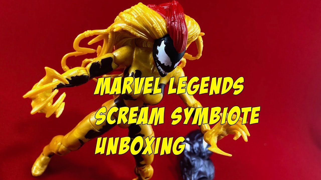 Marvel Legends Scream (Monster Venom BAF) series unboxing - YouTube