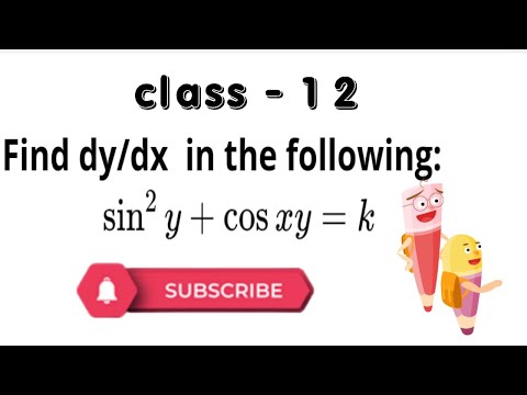 Find dy/dx of
