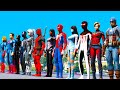 Superheroes City challenge Marvel DC collection Spiderman TRACK Silk Miss Venom Superman GTAV mods