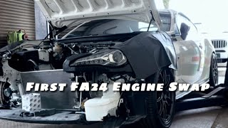 First GT86 FA24 Engine Swap !