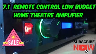 7.1  REMOTE CONTROL LOW BUDGET HOME THEATRE AMPLIFIER screenshot 1