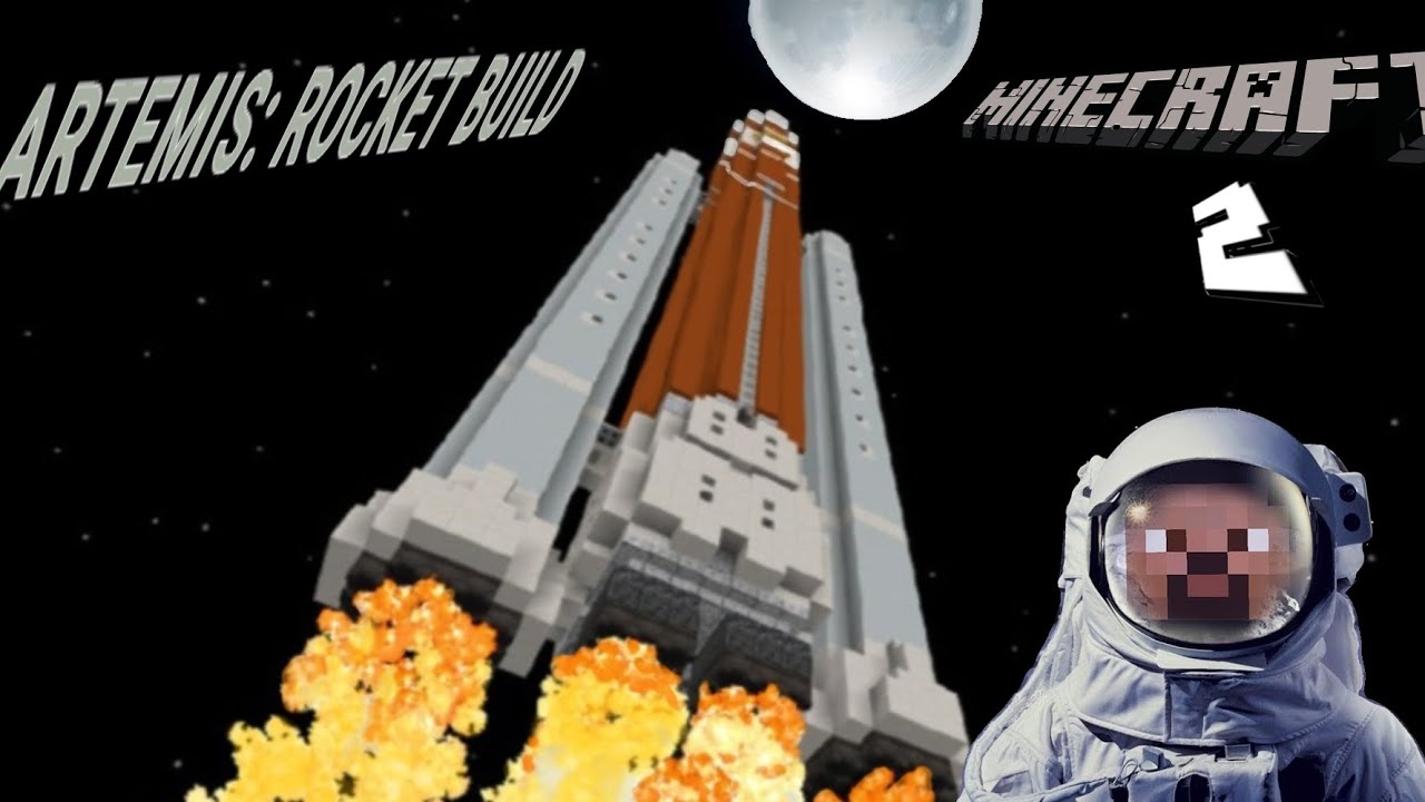 ПОЛЕТЕЛИ НА ЛУНУ НА СОБСТВЕННОЙ РАКЕТЕ!!! В MINECRAFT (ARTEMIS:ROCKET ...