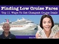 11 Ways To Get Lower Cruise Fares