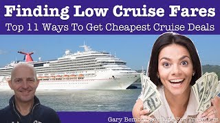 11 Ways To Get Lower Cruise Fares