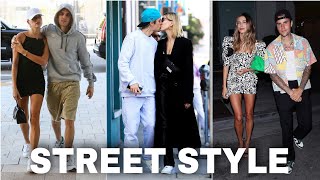 Justin Bieber And Hailey Baldwin Street Style