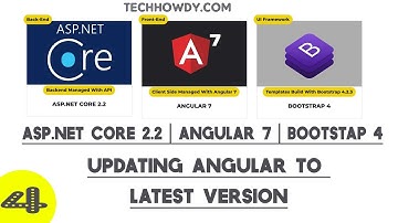 Creating ASP.NET Core 2.2 & Angular 7 Application - Updating to Angular 7