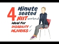 4 MINUTE CHAIR WORKOUT -IDEAL FOR INJURIES