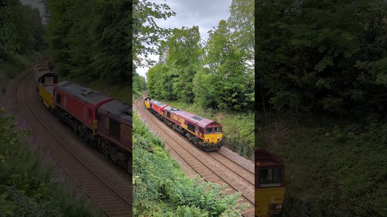 66198 66125 6S50 1219 Carlisle N Y To Millerhill 01 08 2025 Class66 Ews Dbcargo
