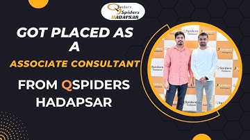 How I achieved my dream job  | Associate Consultant | JSpiders Hadapsar....