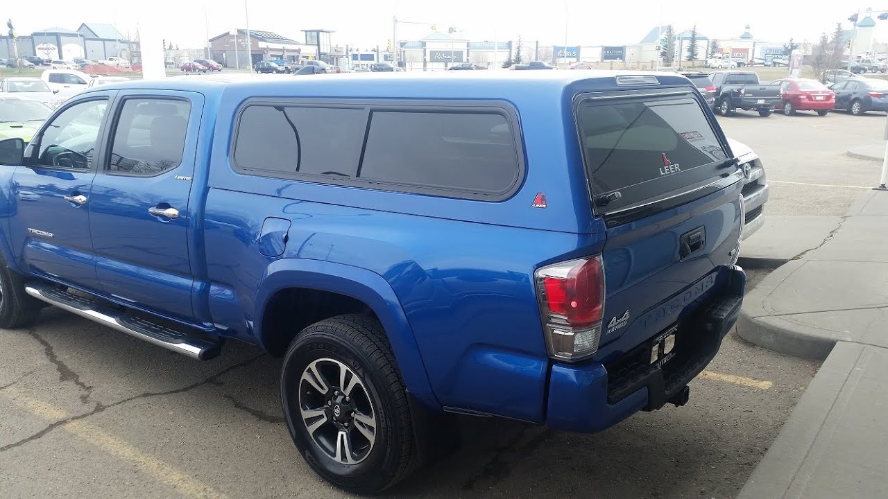 2016 Toyota Tacoma Limited with LEER Canopy - YouTube