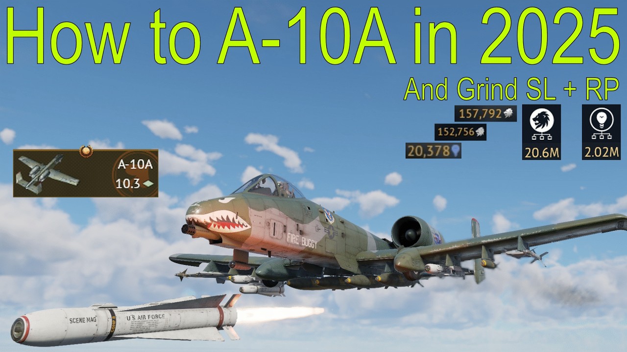 How to Get Paid as an A-10A in 2025 - War Thunder Leviathans Update