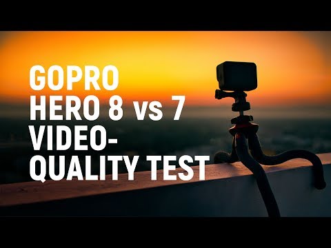 GoPro HERO 8 vs 7 VIDEO QUALITY Comparison   High Bitrate   100mbps