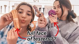 full face of makeup using only testers from Ulta! || Baylee Reed