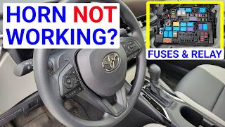 2019 – 2026 Toyota Corolla – Horn Fuses & Relay Locations @ToddsGarage