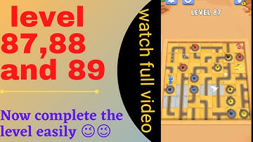Water connect puzzle level 87, level 88 and level 89; puzzle matching game complete gameplay.