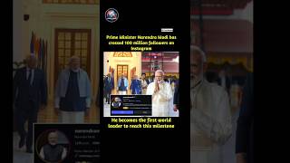 Prime Minister Narendra Modi has crossed 100 million followers on #instagram #viral #modi #trending