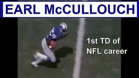 1968 NFL - GREG LANDRY to EARL MCCULLOUCH highlights and TD touchdown vs. Dallas Cowboys