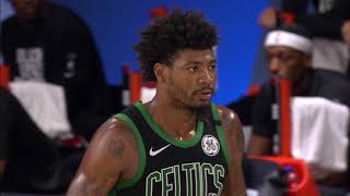 Marcus Smart's Unreal 4th Quarter 9/1/2020 vs. Toronto - Five Straight Threes