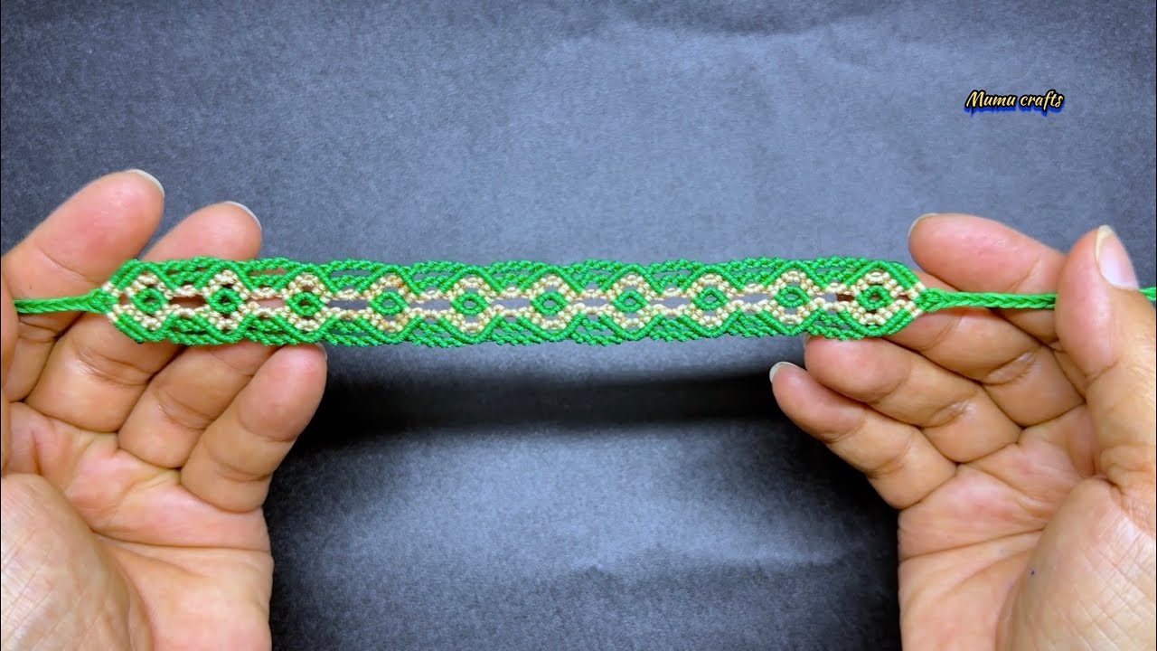 ម៉ូតនេះច្នៃបានច្រើន ជាបូរ ជាខ្សែកាបូប បើខ្សែដៃរាងធំតែស្អាត #របៀបក្រងខ្សែដៃ #mumu_crafts #bracelet