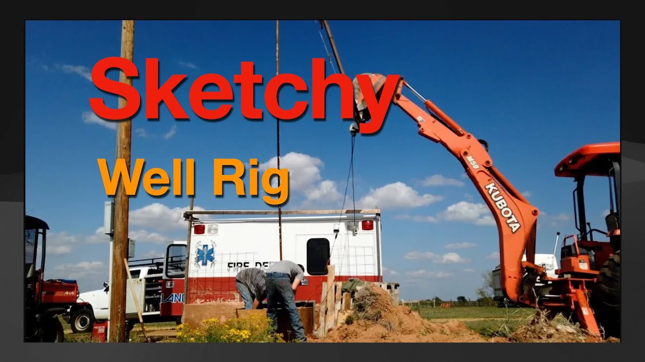 Sketchy Well Pulling Rig