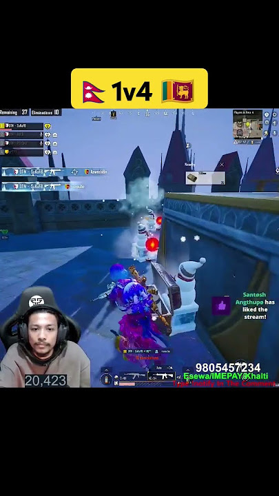 Intense 1v4 😱 #suku