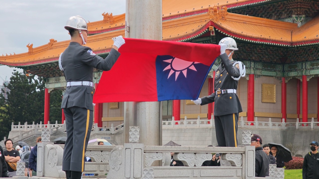 20260228中正紀念堂陸軍儀隊降旗『Lowering the flag』