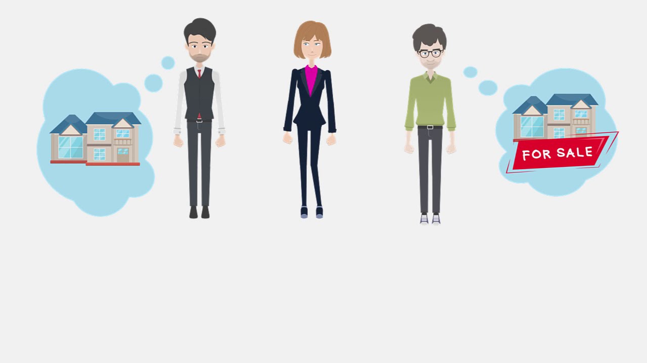 2D Animation video ad for real state agent