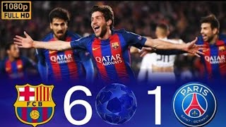 Barcelona 6–1 PSG | La Remontada 🔥 | Champions League 2017 | Arabic Commentary 